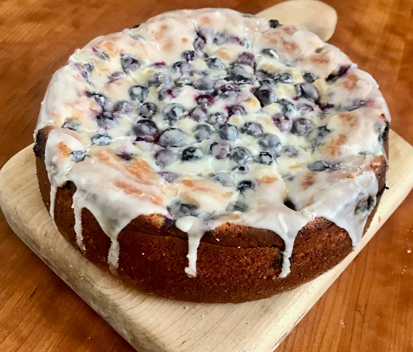 Blueberry Cornmeal Cake Madruga Bakery